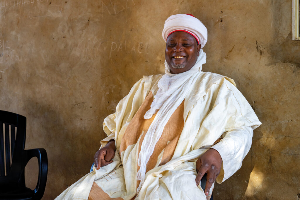 Sani Umar Jappi, sarkin yaki Gagi, head district of Gagi.