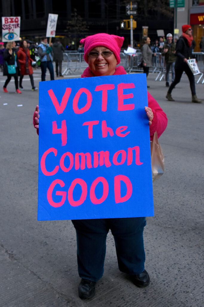 Campaigner for the common good in Hoboken, USA. Credit: Alec Perkins/Wikimedia.