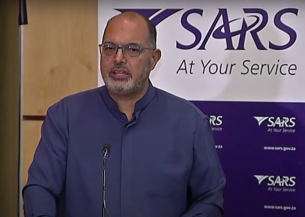 SARS Commissioner Edward Kieswetter. Credit: eNCA/Wikimedia.